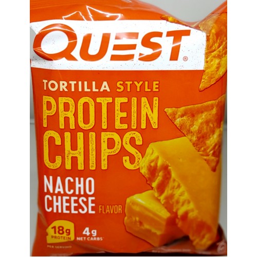 Quest Nutrition Tortilla Style Protein Chips Nacho Cheese 32g 888849006632